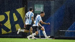 ¿Fue falta de Izquierdoz? Todo Boca le reclamó al arbitro en el final del primer tiempo
