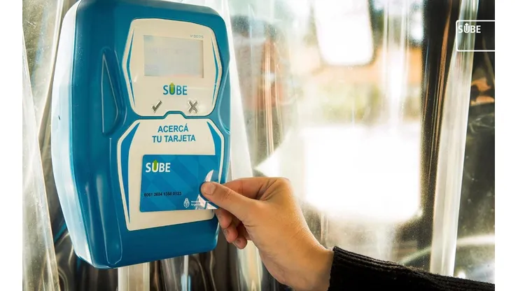 La tarjeta SUBE tiene un tope negativo para poder viajar en transporte público (Fuente: Twitter SUBE)