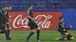 El festejo en el gol de Facundo Farías.