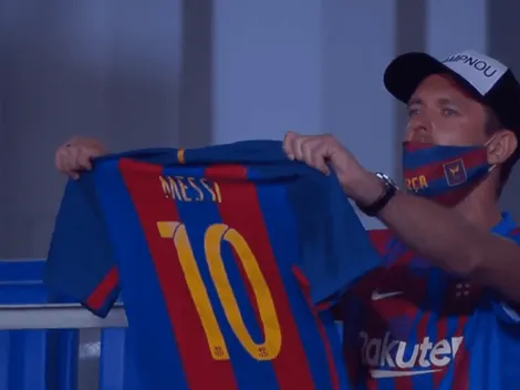 No lo dejaron hablar a Koeman: una ovación a Messi emocionante en el Joan Gamper