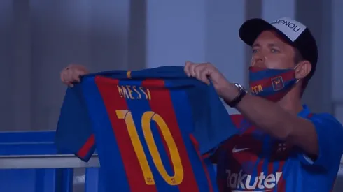 No lo dejaron hablar a Koeman: una ovación a Messi emocionante en el Joan Gamper