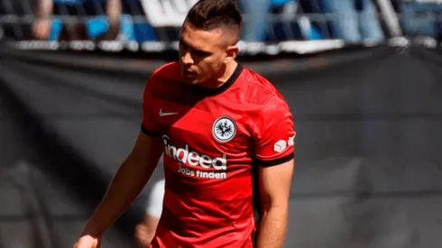 En el debut oficial de Borré, Frankfurt quedó eliminado de la Copa de Alemania (Foto: @ESPNFutbolCol vía Twitter)