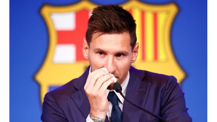 Lionel Messi anunció que deja oficialmente el FC Barcelona (Foto: Getty Images)
