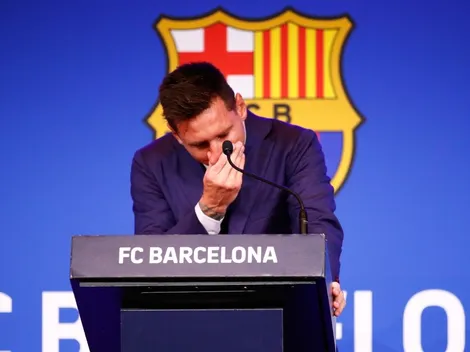 Entre lágrimas, Lionel Messi se despidió del Barcelona ante una ovación
