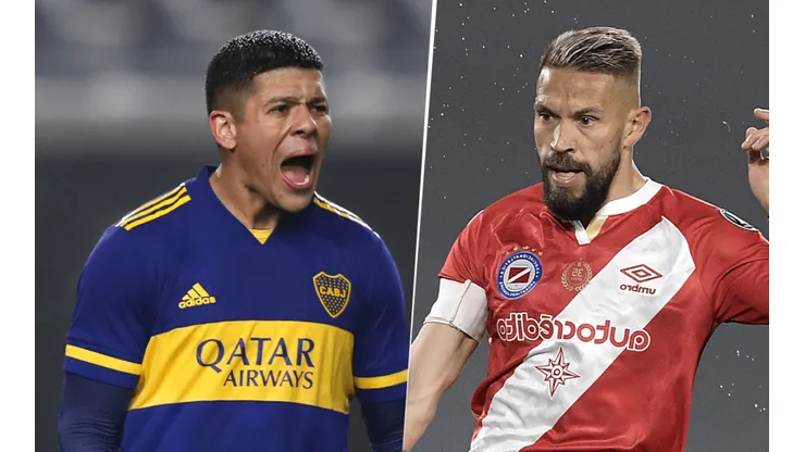 Boca y Argentinos Juniors juegan por la Liga Profesional (Fuente: Getty Images)