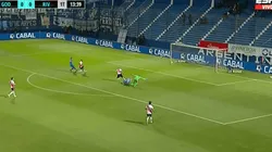 Una mala salida de Armani provocó un penal que terminó en gol de Godoy Cruz