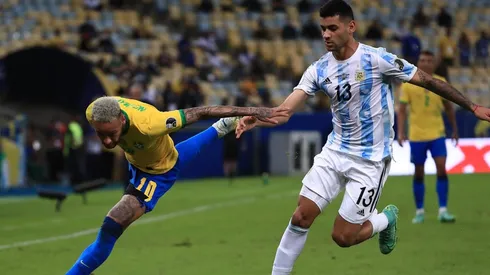 Cristian Romero en la Selección Argentina.