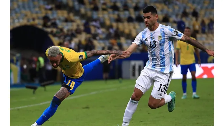 Cristian Romero en la Selección Argentina.