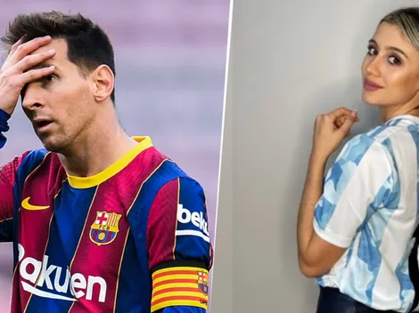 Las reacciones de Morena Beltrán en Twitter sobre la partida de Messi