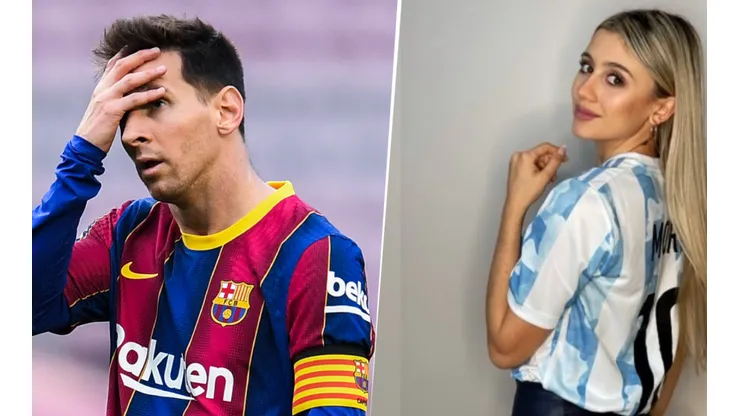 Las reacciones de Morena Beltrán en Twitter sobre la partida de Messi