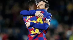Ansu Fati despidió a Messi.