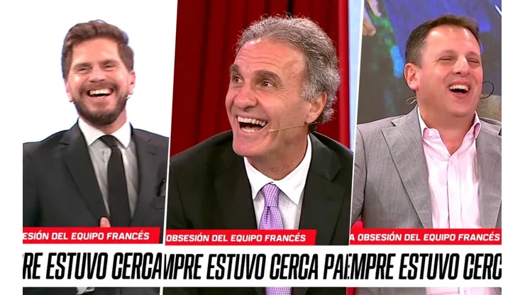 Ruggeri le preguntó a Vignolo "¿qué foto?" y todos se tentaron al aire