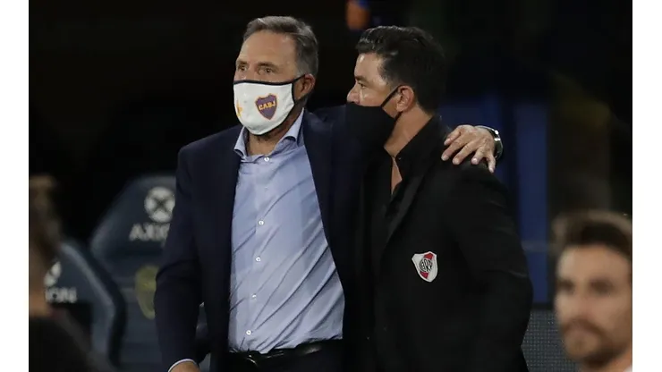 Miguel Ángel Russo y Marcelo Gallardo (Foto: Getty Images)