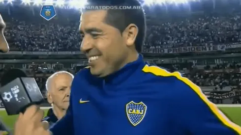 Riquelme y una vieja frase que se hizo viral.