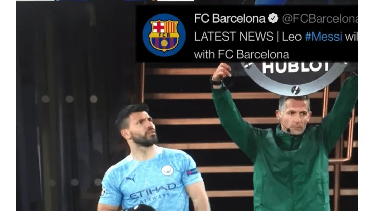 Todos preguntan por Agüero: los mejores memes de la salida de Messi del Barcelona
