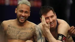 Neymar y Messi después de la final de la Copa América (Foto: Goal vía Twitter)
