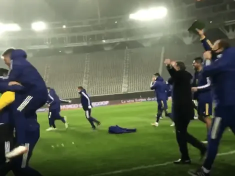 Un descontrol: así reaccionó el banco de Boca después de eliminar a River