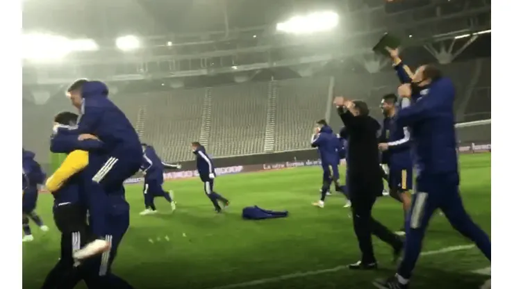 Un descontrol: así reaccionó el banco de Boca después de eliminar a River