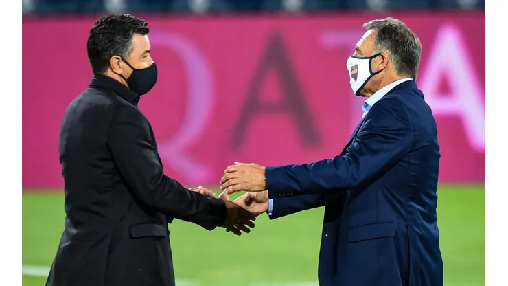 Marcelo Gallardo y Miguel Russo tienen una buena relación.