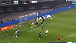 El errado de Braian Romero.