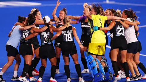 Argentina vs. Holanda por la final de los Juegos Olímpicos de Tokio 2020. (Foto: Getty images).