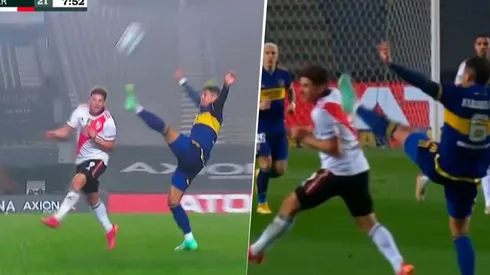 La escalofriante plancha de Rojo a la espalda de Julián Álvarez