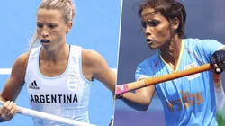 Argentina vs. India por el hockey femenino de Tokio 2020. (Fotos: Getty Images).