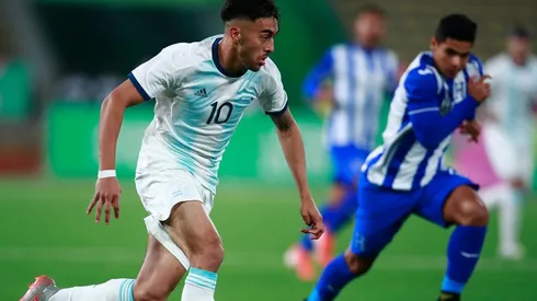 Nicolás González en la Selección Argentina.