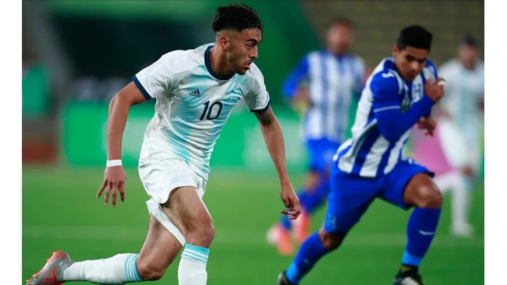 Nicolás González en la Selección Argentina.