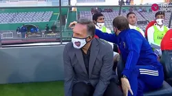 Video: la cámara enfocó a Russo y éste aprovechó para pegarle al VAR