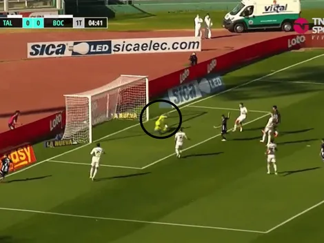 Así Boca no va a extrañar a Andrada: infernal atajada de Rossi a Auzqui