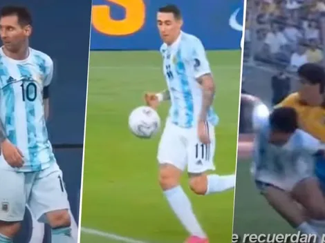 Agarrá pañuelos porque vas a llorar: salió el 'Goles en contexto' de Di María a Brasil