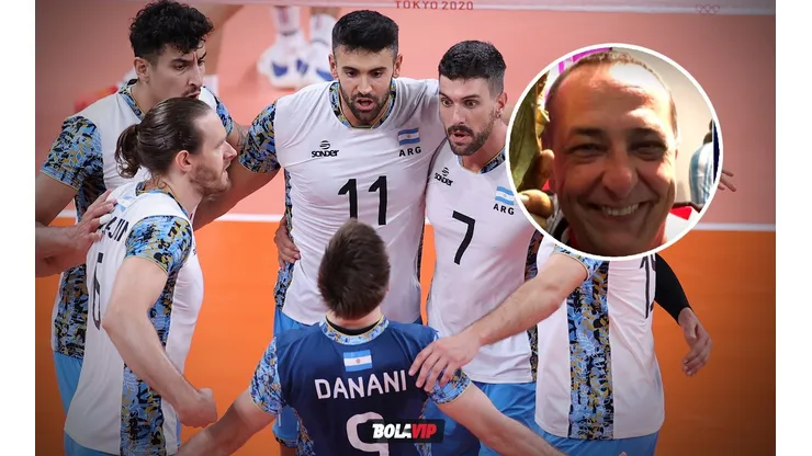 José Montesano y su relato viral sobre la Selección Argentina de Voley (Fotos: Getty y TyC Sports)