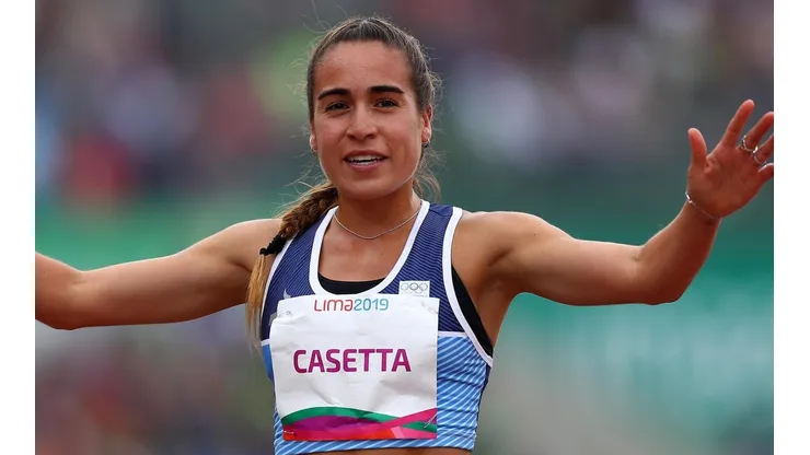 Belén Casetta, la participante argentina en el atletismo femenino (Foto: Getty Images).