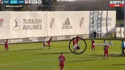 La pirueta del volante ofensivo de River.