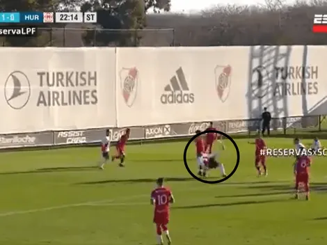 Video: la jugada viral de Encinas, la joya de 17 años que ilusiona a todo River