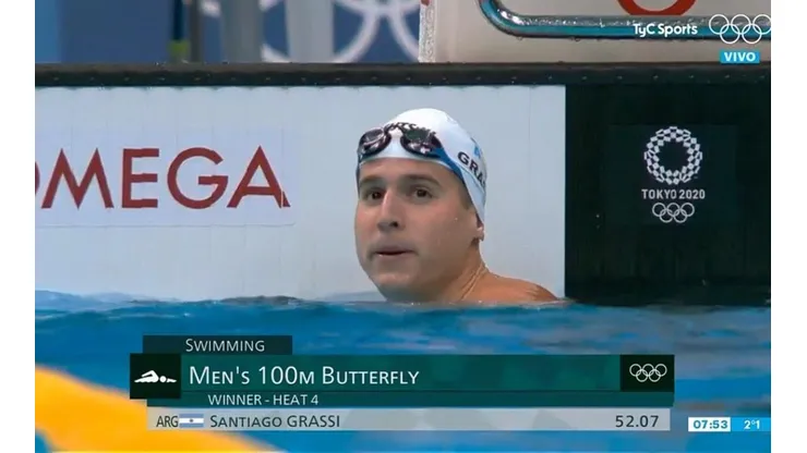 Grassi ganó su prueba, pero quedó afuera.