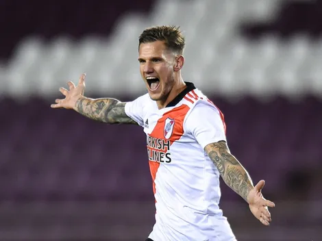 Armani la empezó, Suárez la fabricó y Zuculini la metió: gana River en Lanús