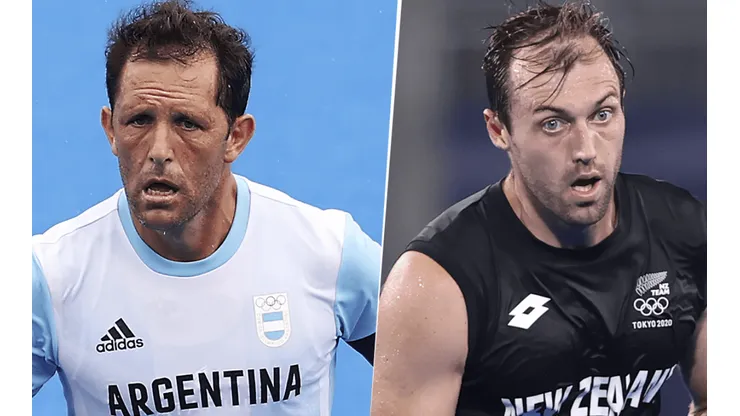 Argentina vs. Nueva Zelanda por el hockey masculino de Tokio 2020. (Fotos: Getty Images).