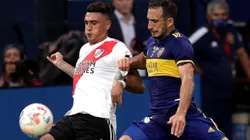 Matías Suárez y Carlos Izquierdoz (Foto: Getty Images)