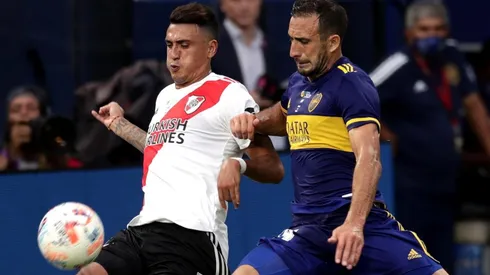 Matías Suárez y Carlos Izquierdoz (Foto: Getty Images)