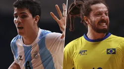 Argentina vs. Brasil por el handball masculino de Tokio 2020. (Fotos: Getty Images).