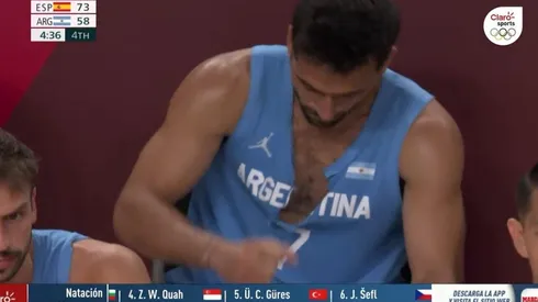 Campazzo estalló de furia y se rompió la camiseta