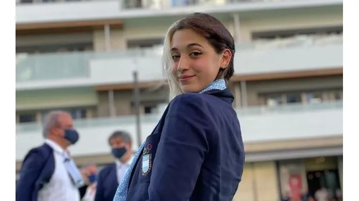 El mensaje de Delfi Pignatiello para los haters: "Un besito desde Tokio"