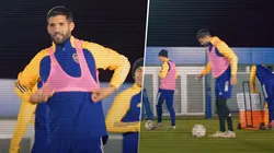 "Dame joya, te voy a enseñar": el gol de Lisandro López en la práctica de Boca