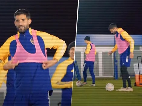 "Dame joya, te voy a enseñar": el gol de Lisandro López en la práctica de Boca