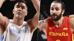 Argentina vs. España por el básquet masculino de Tokio 2020. (Fotos: Getty Images).