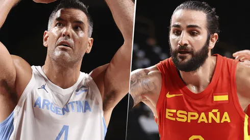 Argentina vs. España por el básquet masculino de Tokio 2020. (Fotos: Getty Images).