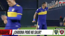 El momento del pedido de Edwin Cardona.