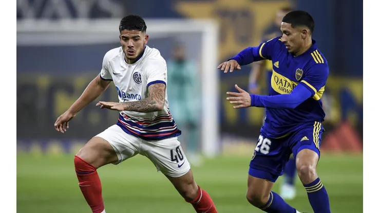 Ezequiel Fernández contra San Lorenzo.